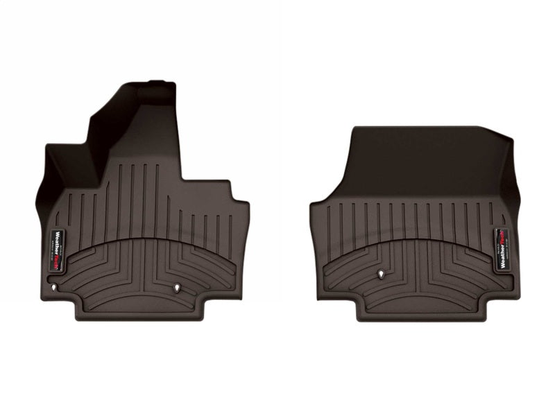 WeatherTech FloorLiner DigitalFit Front Floor Mats, Cocoa, for 2024-2025 Kia EV9 - Part WET4718601