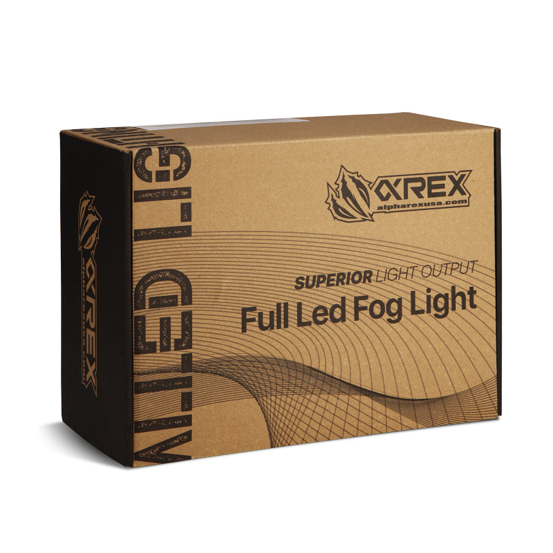 Alpharex 19-23 Chevrolet Silverado 2500/3500HD DoubleTap Dual Color LED Projector Fog Lights