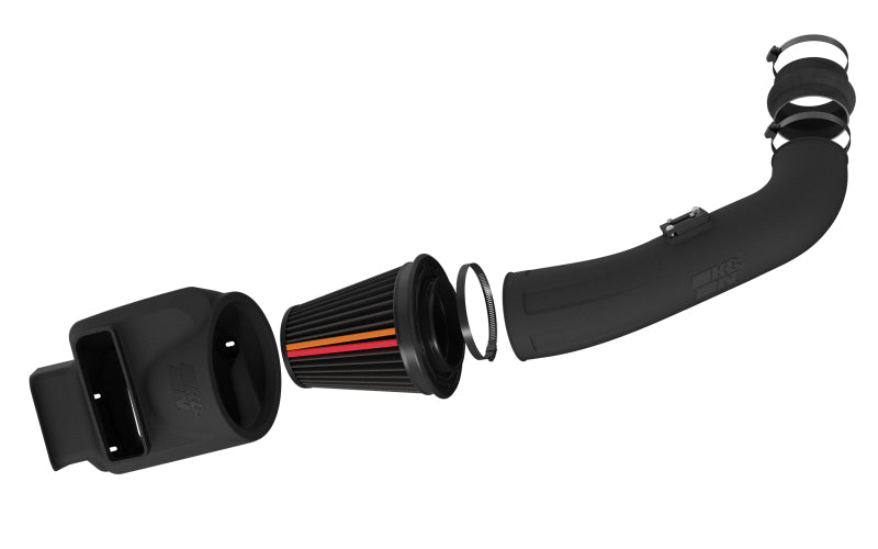 K&N Engineering 50-3101D NextGen Dryflow Cold Air Intake for 6.6L Diesel GM Heavy-Duty Trucks