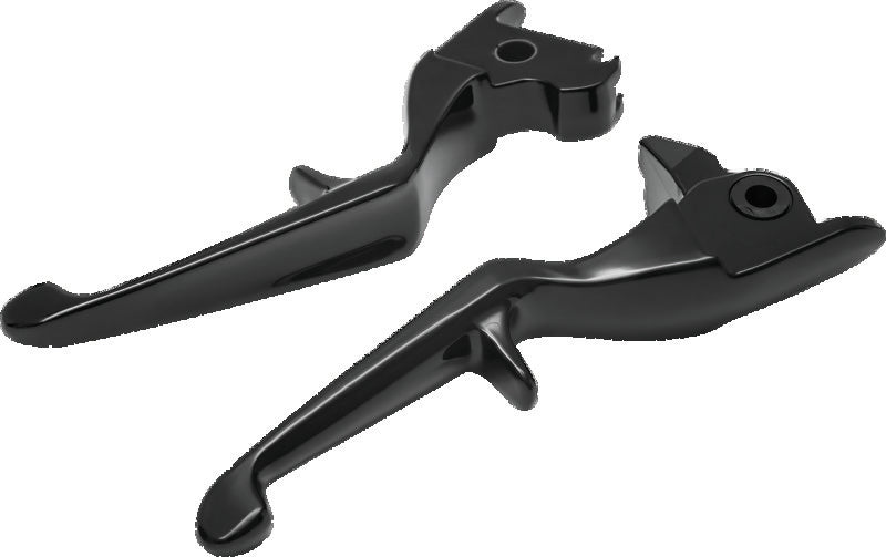 Kuryakyn Trigger Levers for 2014-2016 Harley-Davidson Touring Models, Gloss Black - Part KUR1844