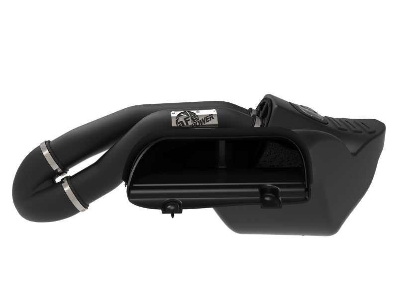 aFe Momentum XP Pro DRY S Cold Air Intake System with Black Aluminum Tubes, Part Number 50-30024D, for Ford F-150 5.0L V8
