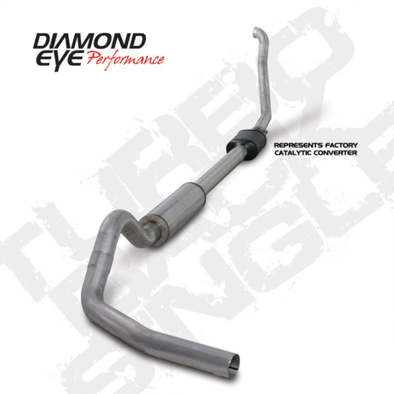 Diamond Eye Performance K4306A 4-Inch Turbo-Back Exhaust System Kit for 1994–1997.5 Ford 7.3L Powerstroke F-250/F-350