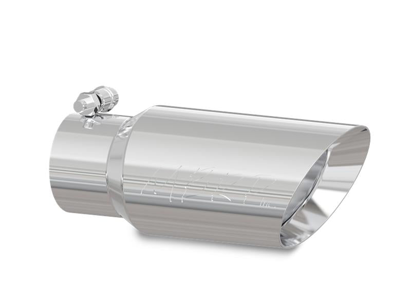 MBRP Armor Pro T5156 Dual-Wall Angled Exhaust Tip, 3-Inch Inlet and 4-Inch Outlet
