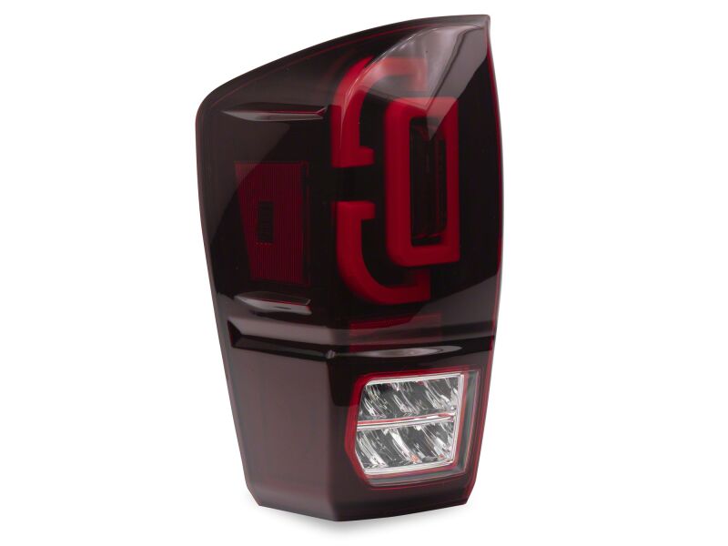 Raxiom Toyota Tacoma 2016-2023 XW Series Sequential LED Tail Lights with Black Housing and Red Lens
