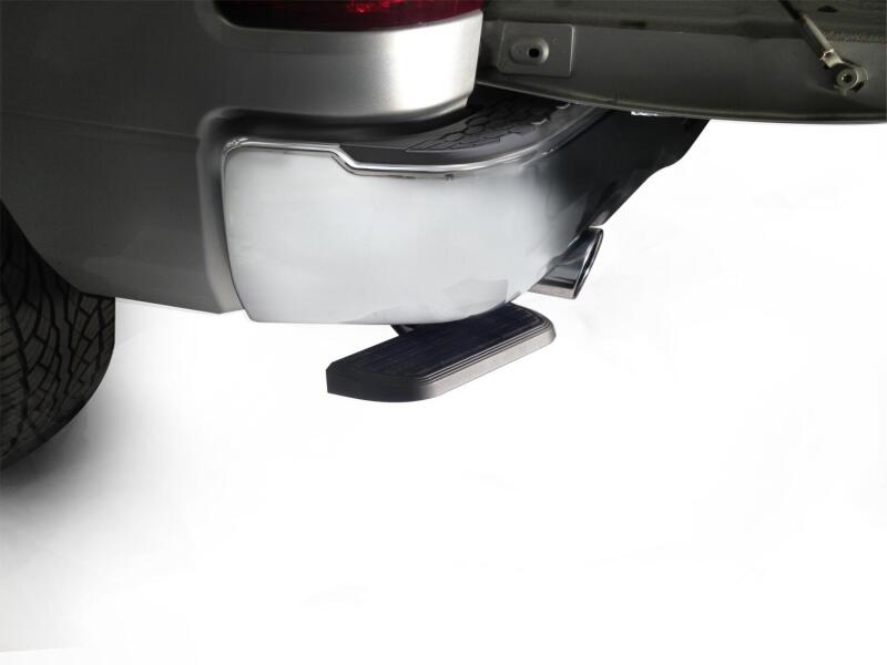 AMP Research BedStep Retractable Rear Bumper Access Step, Part Number 75327-01A, for 2020-2026 Chevrolet Silverado and GMC Sierra 2500/3500