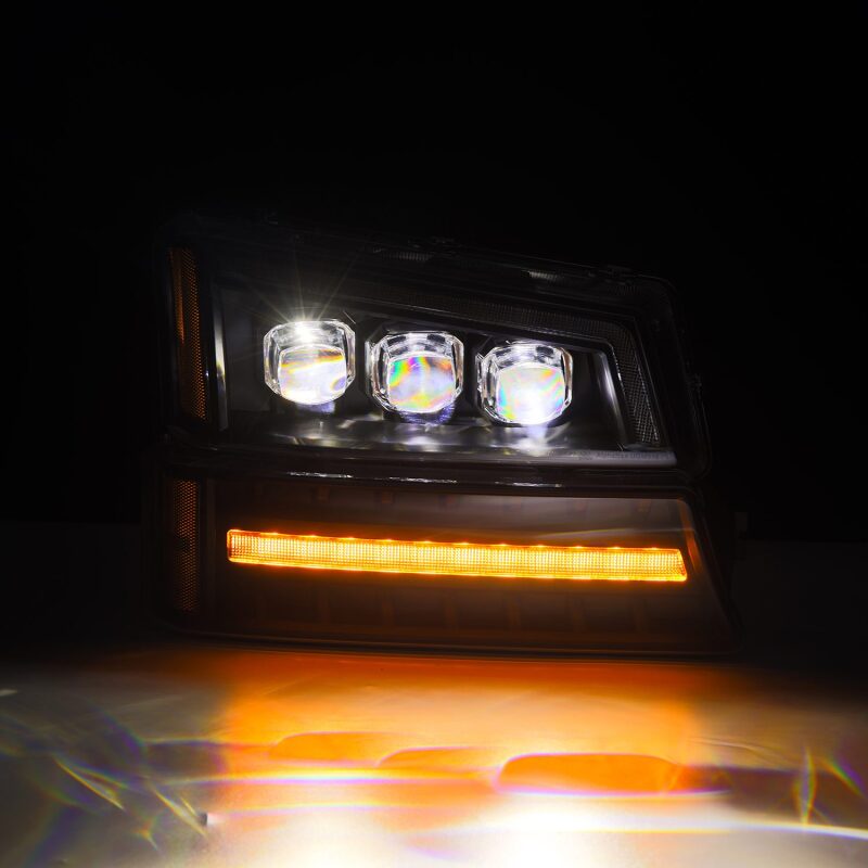 AlphaRex NOVA-Series LED Projector Headlights for 2003-2006 Chevrolet Silverado and Avalanche - ARX880256