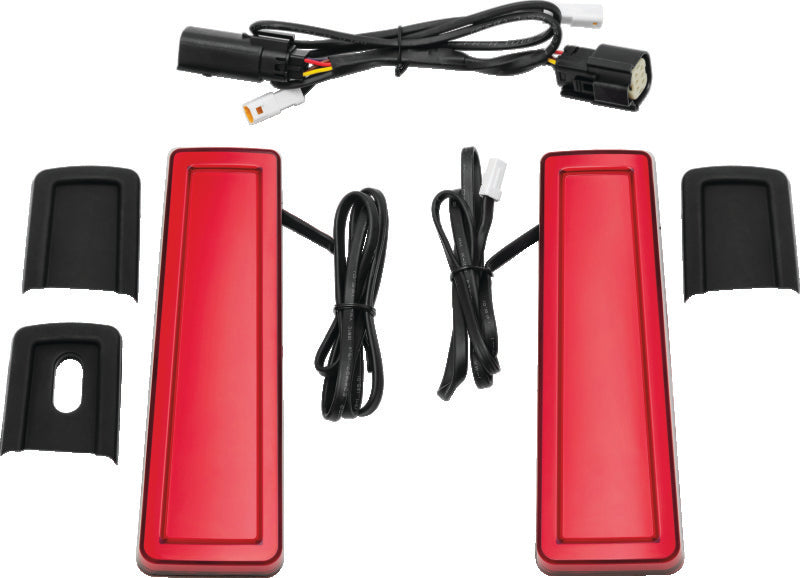 Kuryakyn Tracer Filler Panel Lights with Red Lens - Part Number 2952