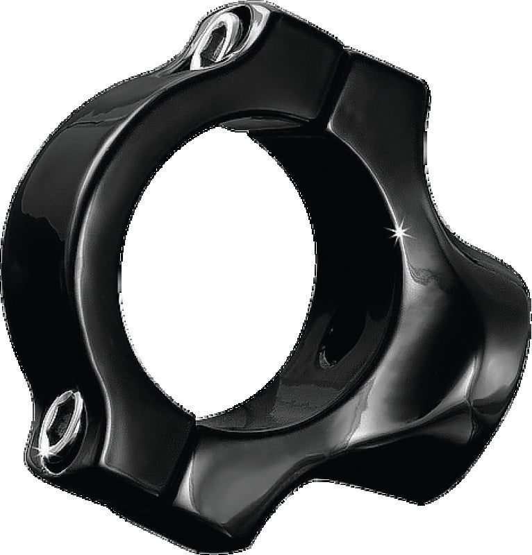 Kuryakyn 3121 Side-Mount License Plate Holder Clamp for 2018-Up Harley-Davidson Softail, Gloss Black