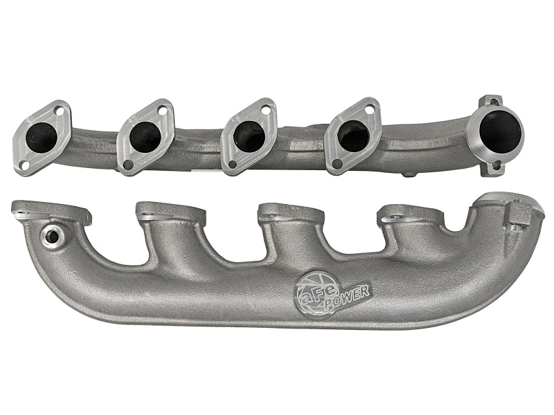 aFe BladeRunner Ported Ductile Iron Exhaust Manifold for Ford 6.0L Power Stroke Diesel, 2003-2007, Part Number 46-40094