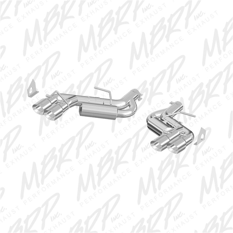 MBRP Armor Lite Axle-Back Exhaust System S7036AL for 2016–2021 Chevrolet Camaro 6.2L with NPP