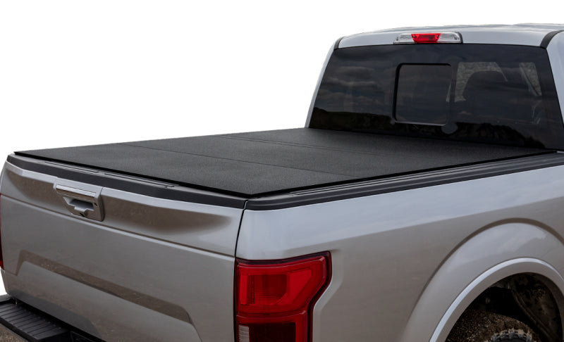 Access LOMAX Tri-Fold Cover for 2026 Ford Ranger with 5ft Standard Bed – Matte Black, Hard Aluminum Finish, Single Rail