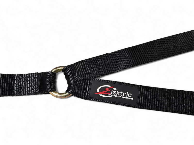 Elektric Offroad Tire Y Strap with Heavy-Duty Ratchet System - Fits Tires Up to 40 Inches