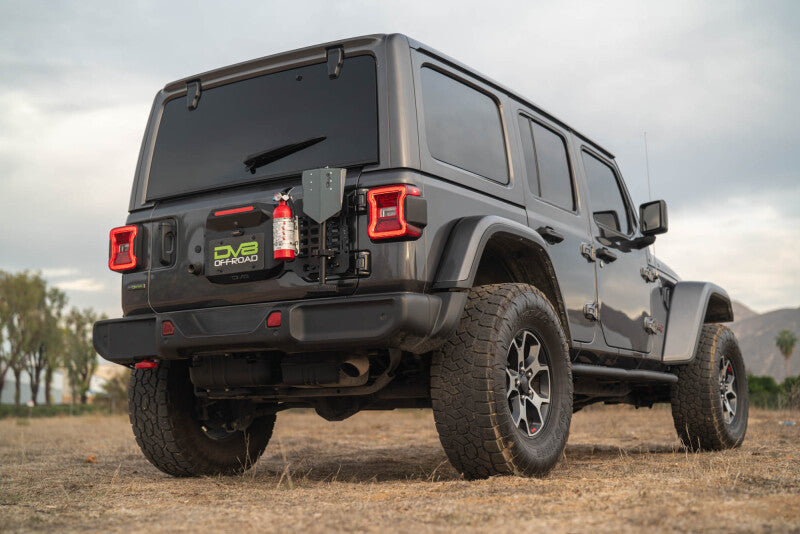 DV8 Offroad Tailgate Reinforcement Molle Panel for 2018-2025 Jeep Wrangler JL - dveTCJL-04
