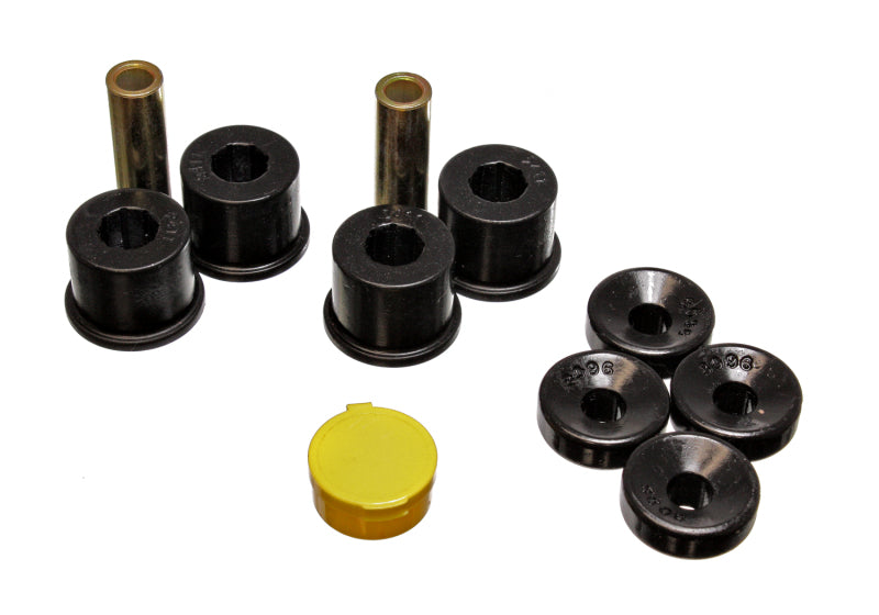 Energy Suspension - eng16.8111G - 1999-2000 Honda Civic Si Black Front Shock Bushing Set