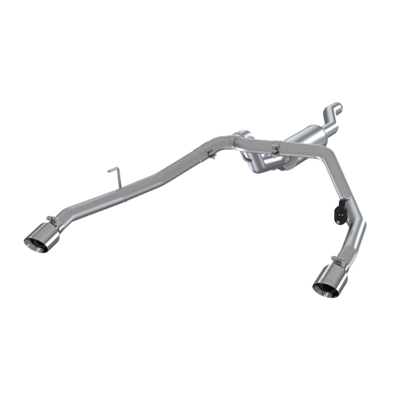 MBRP Armor Pro Cat-Back Exhaust System for 2020-2022 Jeep Gladiator 3.6L, 2.5-Inch Dual Rear Exit, T304 Stainless Steel