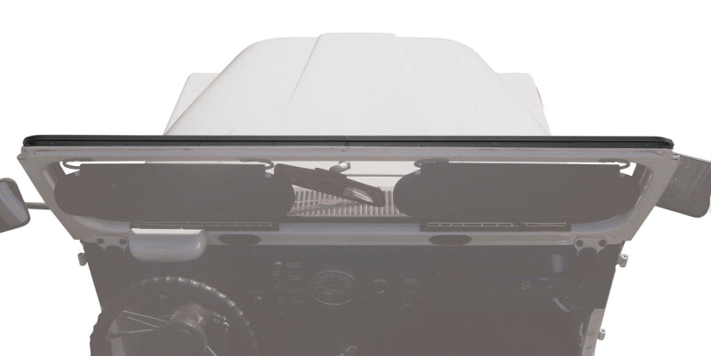 Bestop 72-80 Scout II Windshield Channel - 2-Piece Drill-In Design for Improved Fit and Durability