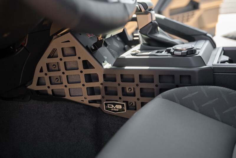 DV8 Offroad Center Console Molle Panels and Digital Device Mount for 2024-2025 Toyota Tacoma, Part Number dveCCT1-02