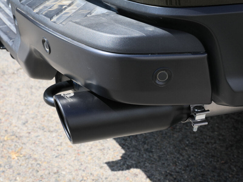 aFe Vulcan Series 3-Inch 304 Stainless Steel Cat-Back Exhaust with Black Tips for 2024-2026 Ford Ranger Raptor 3.0L V6