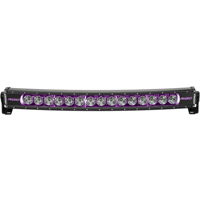 Rigid Industries Radiance+ Curved 30-inch RGBW Light Bar with Multi-Color Backlight