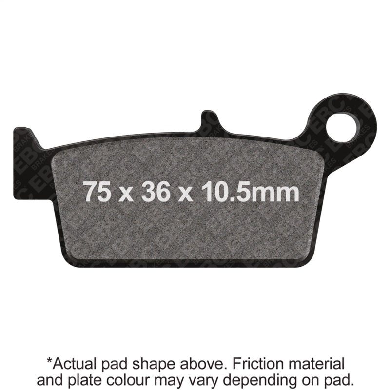 EBC Powersports FA131X Carbon X Front Brake Pads for 02-05 MZ/MUZ SX/SM 125