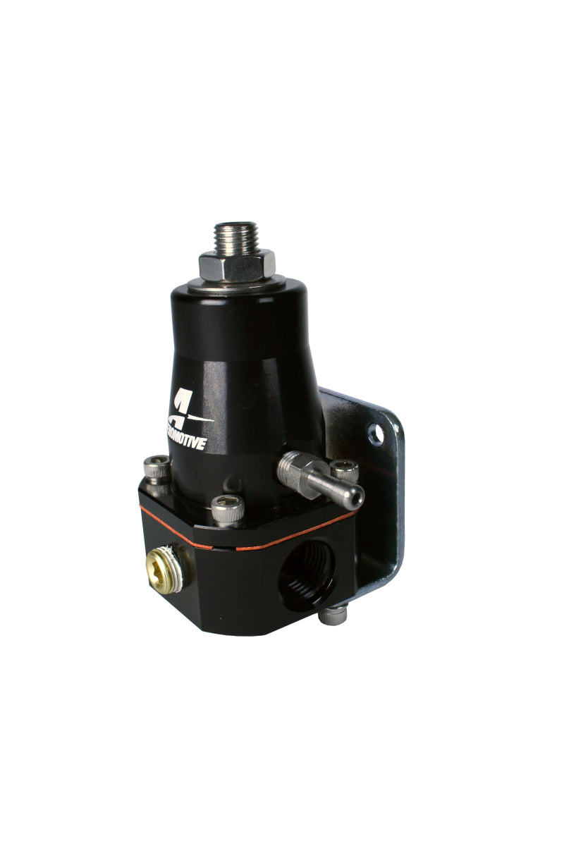 Aeromotive 13136 Adjustable Billet EFI Bypass Fuel Pressure Regulator, Black, Dual -6 Inlets and -6 Return