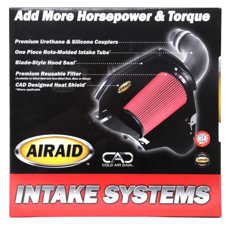 Airaid MXP Air Intake System with Tube for 2011-2014 Dodge Charger and Challenger, Part Number AIR352-318