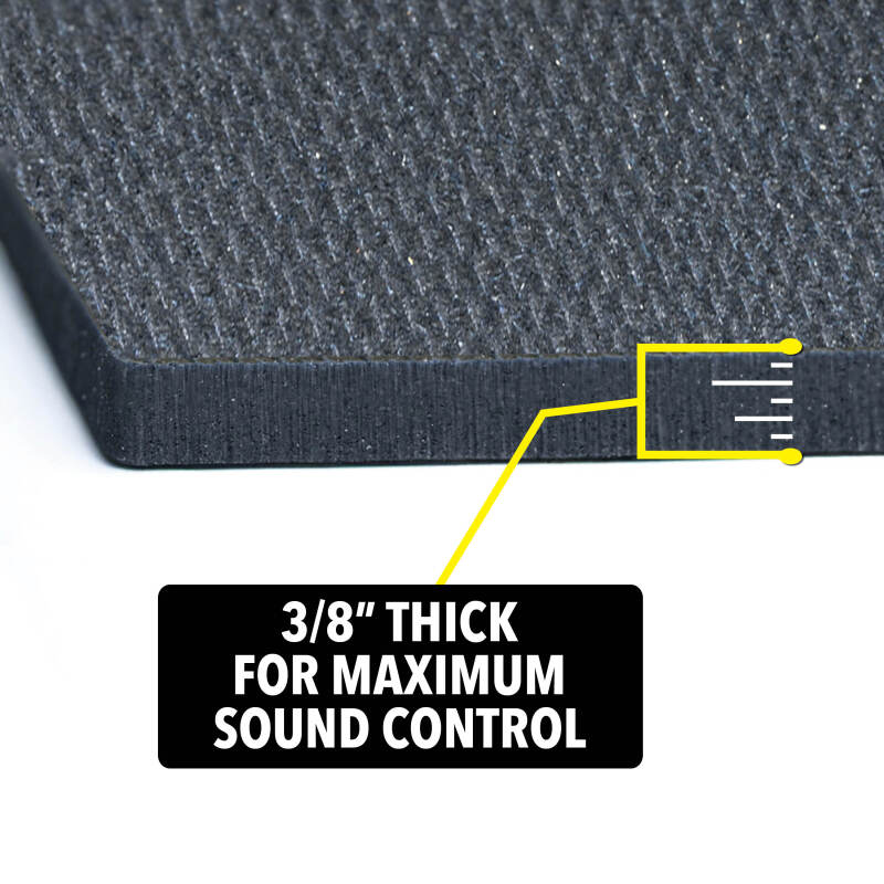 DEI Honda Pioneer 1000-3 Front Floor Mats Set of 2 – Heavy-Duty Sound Deadening and Vibration Absorption