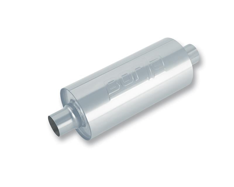 Borla 400436 Turbo XL Heavy-Duty Muffler, 3-Inch Center Inlet and Outlet