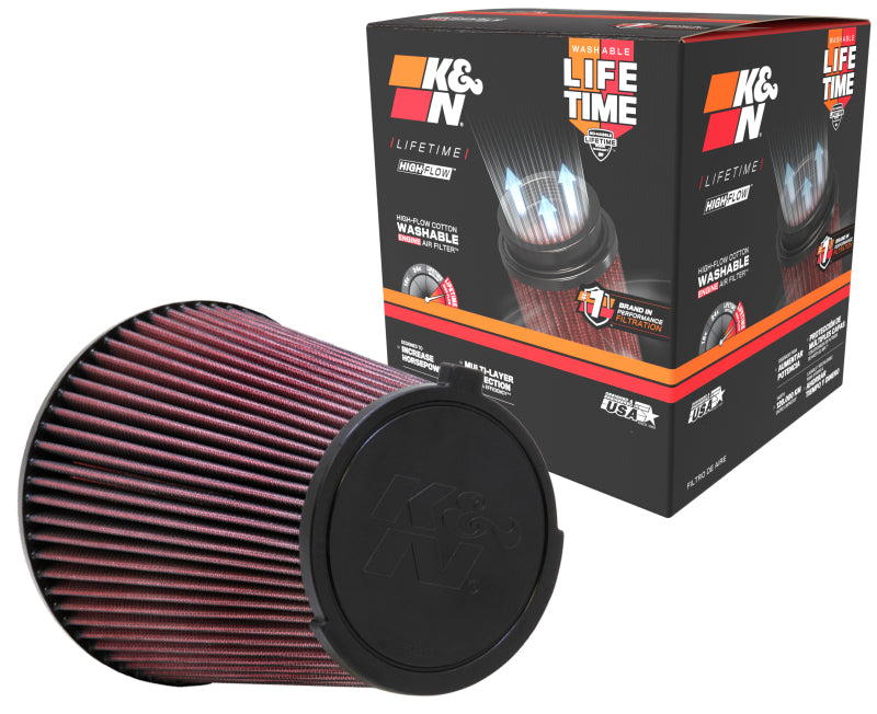 K&N Engineering E-1993 Replacement High-Flow Air Filter for Ford Mustang Shelby GT500 5.4L V8