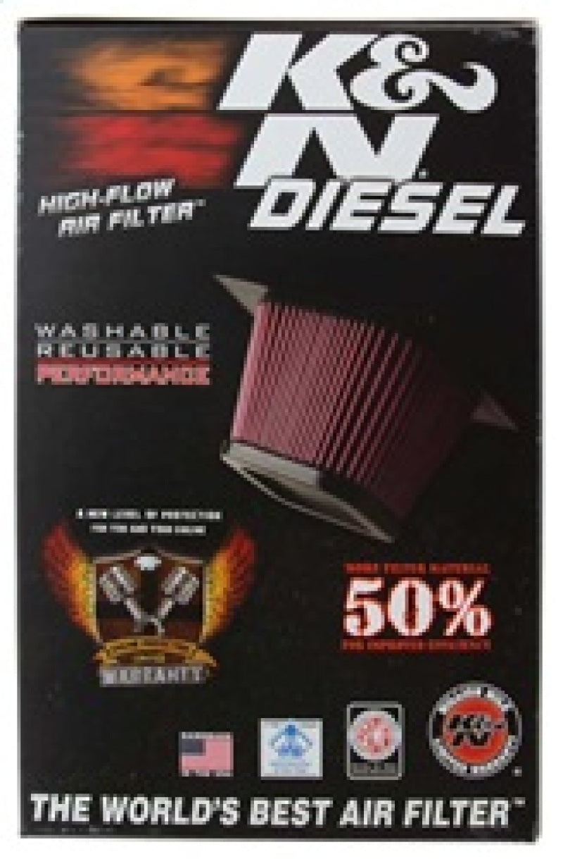 K&N Engineering E-0785 High-Flow Air Filter for 2008-2010 Ford F-250 Super Duty 6.4L