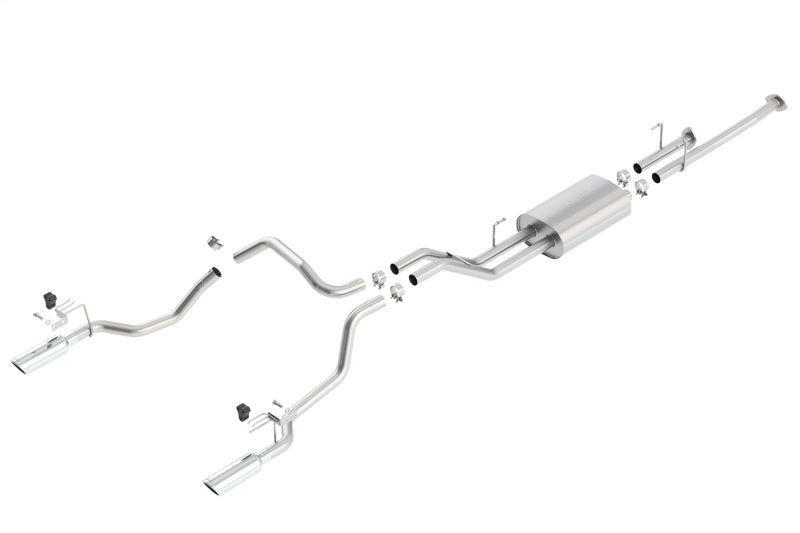 Borla 140638 Touring Cat-Back Exhaust for 2014-2021 Toyota Tundra 4.6L and 5.7L V8