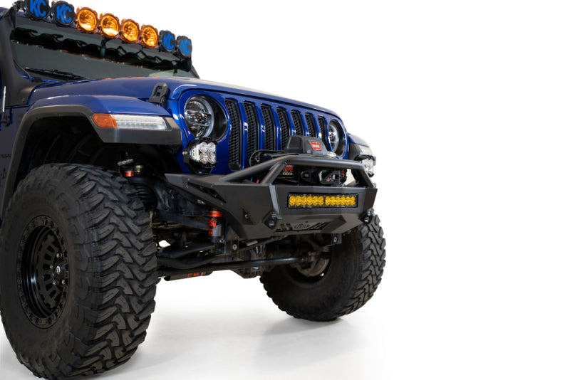 Addictive Desert Designs Stealth Fighter Front Bumper for 2018-2023 Jeep Wrangler JL and Gladiator JT, Part Number addF960272110103