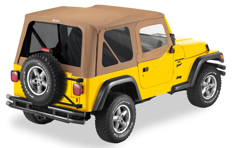 Bestop A-Top for OEM Jeep Wrangler TJ 1997-2002 - Spice with Tinted Windows and Door Skins Included