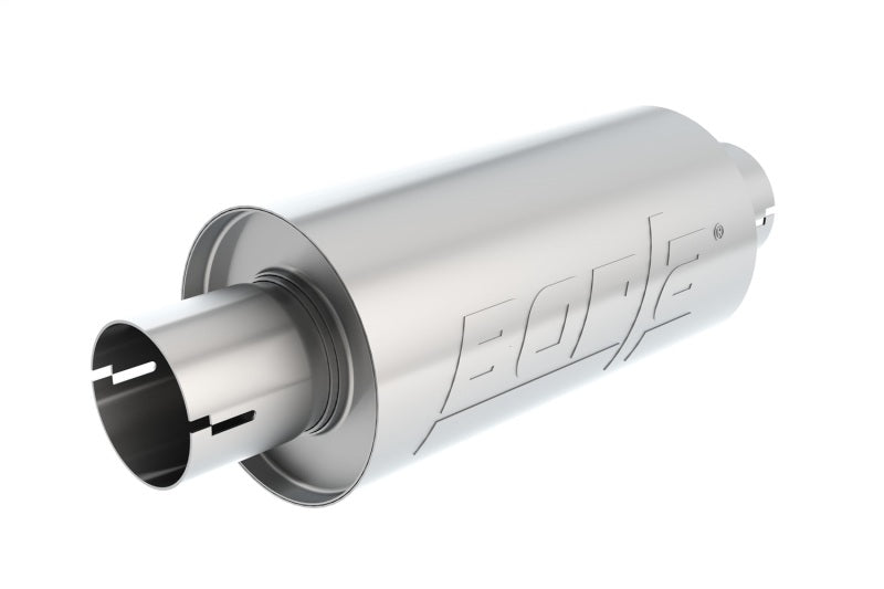 Borla S-Type Universal Muffler, Part Number 400497, 2.5-Inch Center Inlet and Outlet
