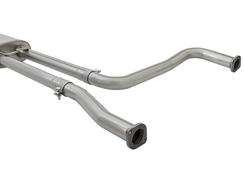 aFe MACH Force-Xp Cat-Back Exhaust System with Black Tip, Part Number 49-46125-B, for 2016–2017 Nissan Titan XD V8 5.6L