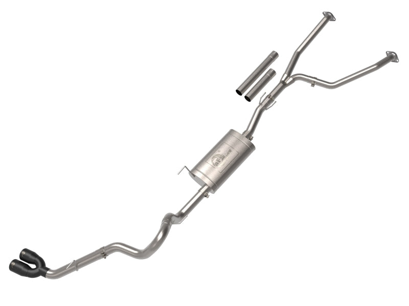 aFe Vulcan Series Cat-Back Exhaust System with Black Tips, Part Number 49-36061-B, for 2022–2023 Toyota Tundra