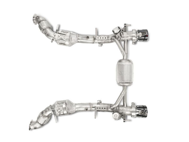 Akrapovic Slip-On Line Titanium Exhaust with Carbon Tips for 2016-2019 Ferrari 488 GTB and 488 Spider