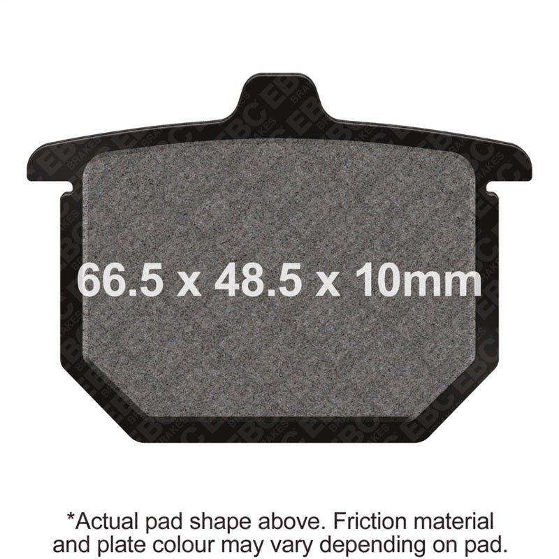EBC Powersports FA30V Semi-Sintered Vee Front Brake Pads for Honda CB750F, CB900C and GL1100