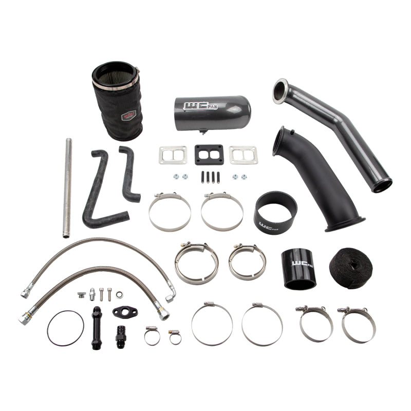 Wehrli 04.5-07 Dodge 5.9L Cummins S400 Turbo 2nd Gen Swap Kit (No Turbo/Manifold) - WCFab Grey