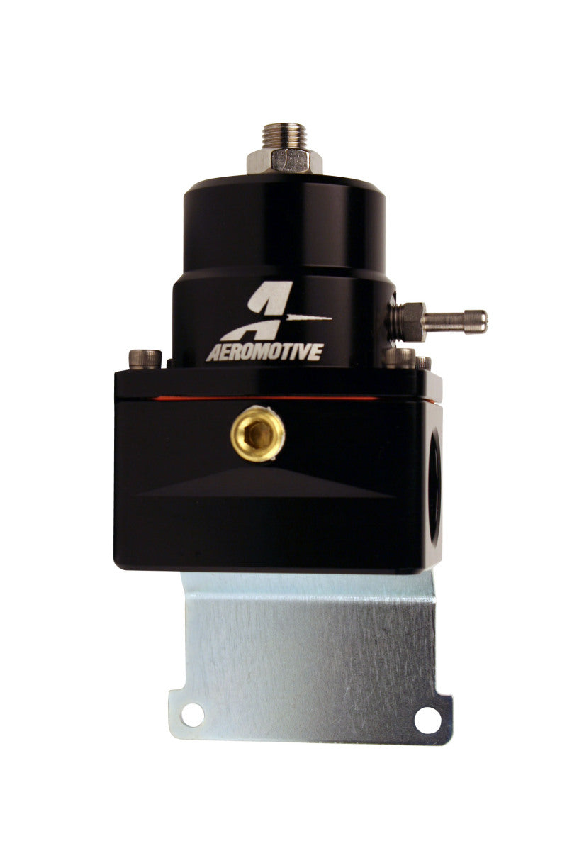 Aeromotive 13128 Adjustable EFI Fuel Pressure Regulator, Black, Dual -10 Inlets and -6 Return