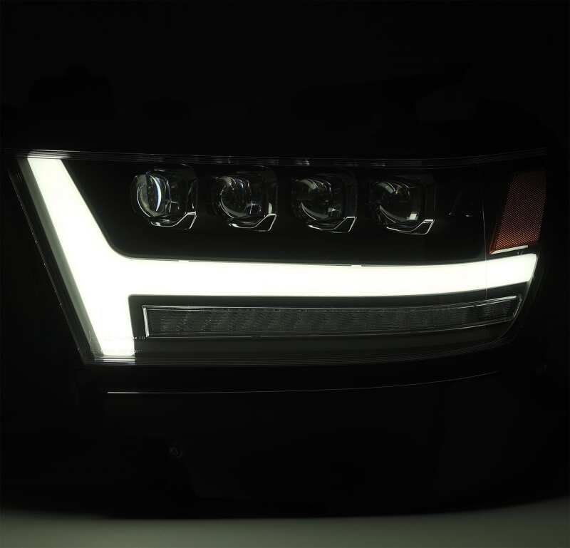 AlphaRex NOVA LED Projector Headlights for 2019-2020 Ram 1500 HD, Plank Style, Gloss Black