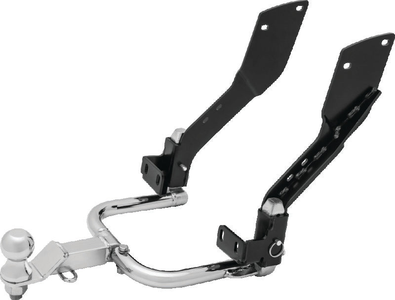 Kuryakyn 7657 Receiver Hitch for 2014-Up Harley-Davidson Touring Models, Black and Chrome
