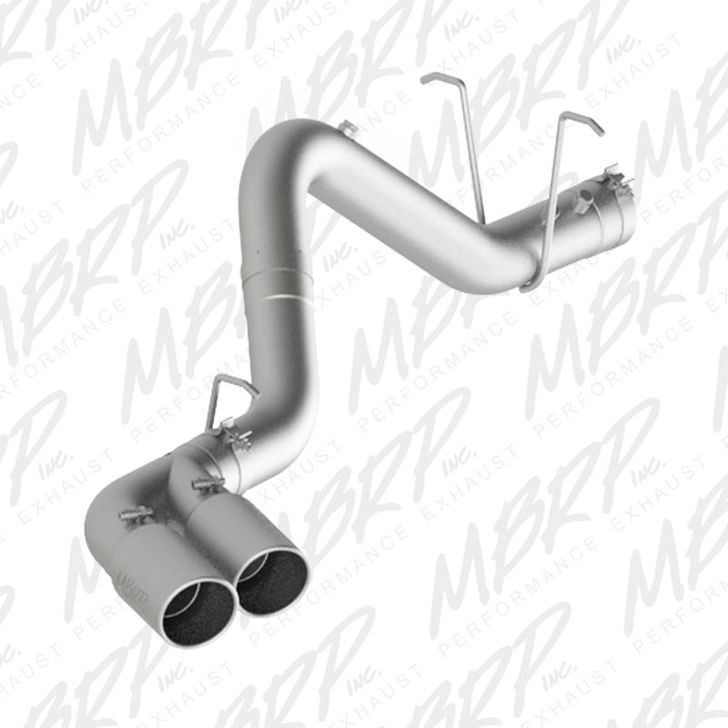 MBRP Armor Lite S6033AL 4-Inch Filter-Back Exhaust System for 2011-2015 Chevy/GMC 2500 HD