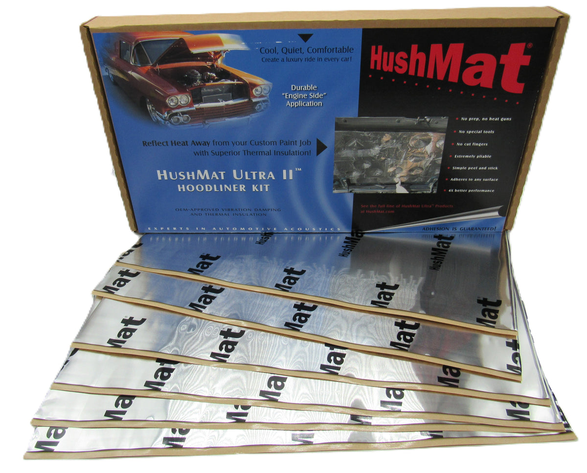 Universal Auto & Truck Heavy Duty Hoodliner Insulation - 6 Sheets 12inx23in ea