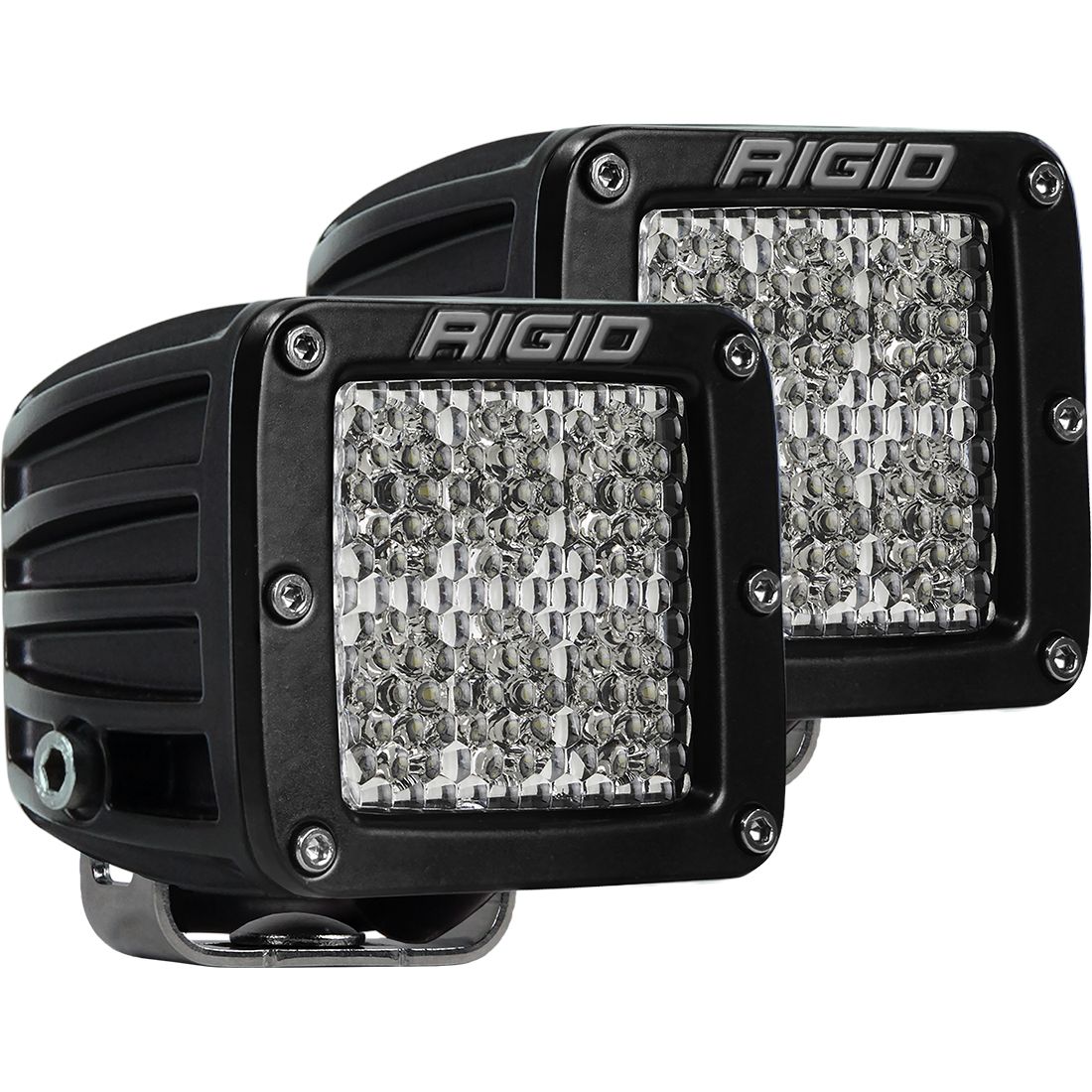 Rigid Industries - 502513 - Auxiliary Light - Diffused Surface Mount Pair D-Series Pro