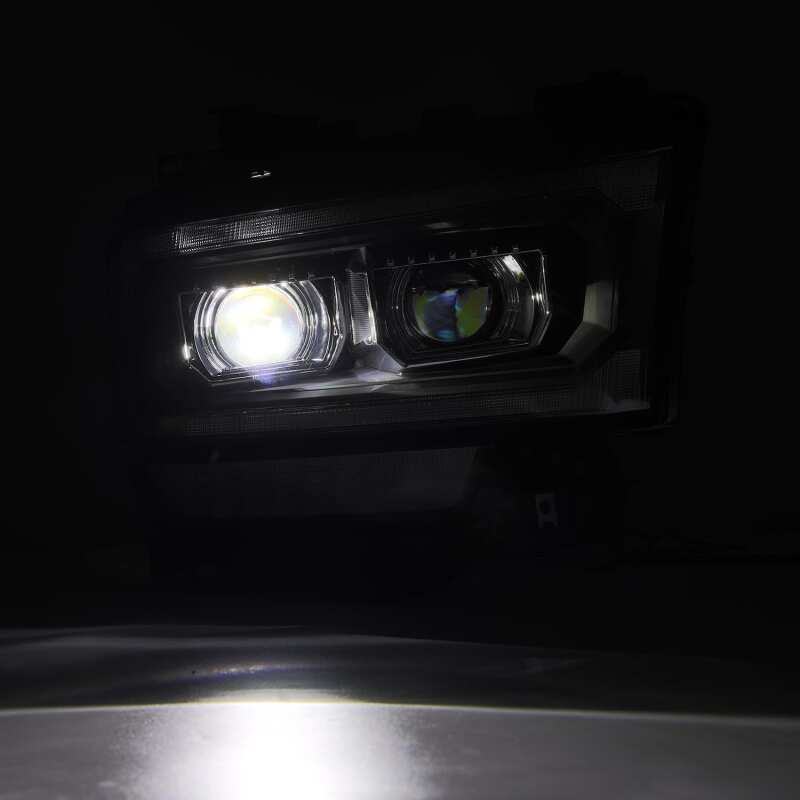AlphaRex LUXX-Series Projector Headlights for 2019-2021 Ram 2500, Plank Style Black