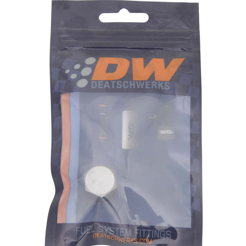 DeatschWerks 6AN Female Flare Cap, DW Titanium Anodized, Part Number DWK6-02-0714