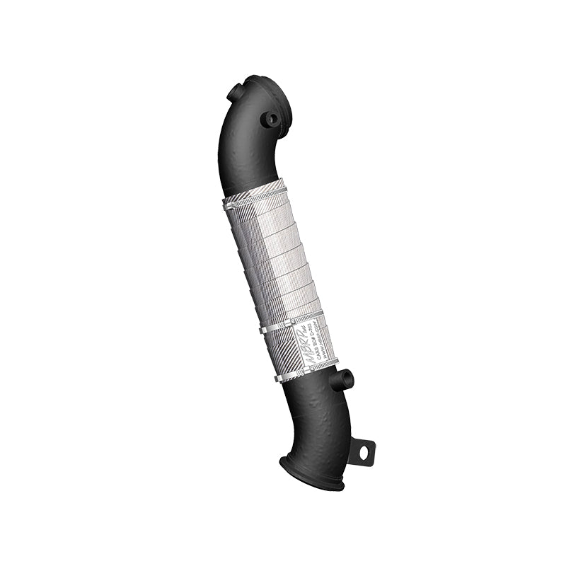 MBRP GMCA427 Armor Lite 3-Inch Turbocharger Downpipe for 2011-2014 Chevrolet Silverado 2500 HD 6.6L Duramax