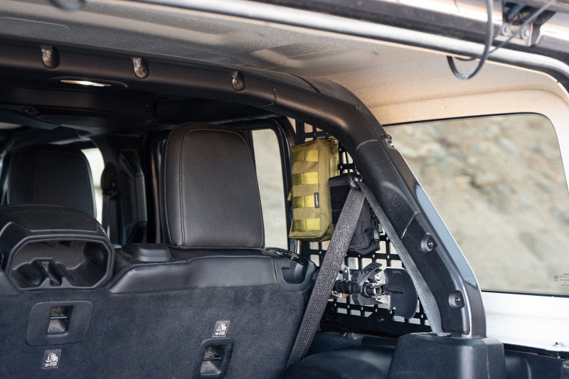 DV8 Offroad DVE-MPJL-01 Rear Window Molle Panels for 2018-2025 Jeep Wrangler JL