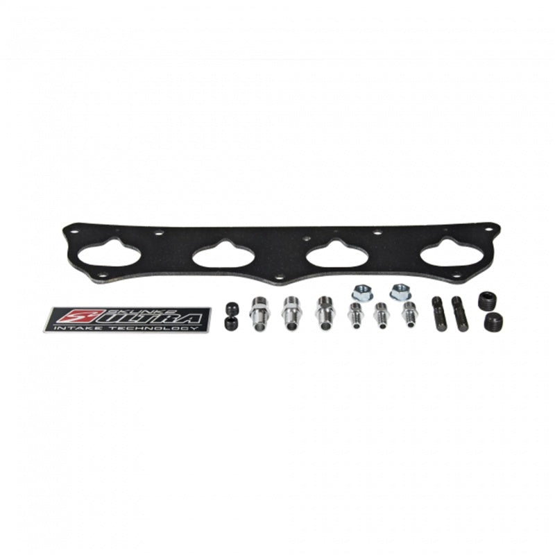 Skunk2 Ultra Race Series Centerfeed Honda/Acura (K20A/A2/A3, K24) 5.0L Black Intake Silver Adapter